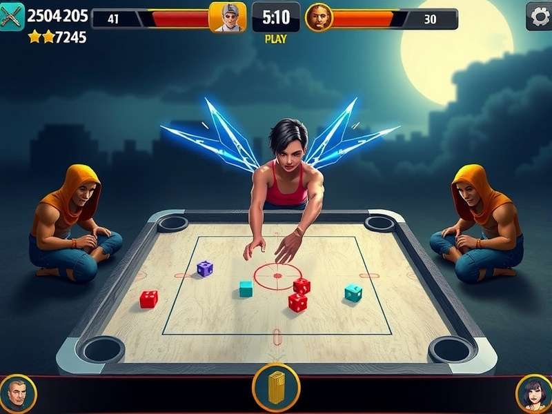 Carrom Extreme Battle Gameplay Screen